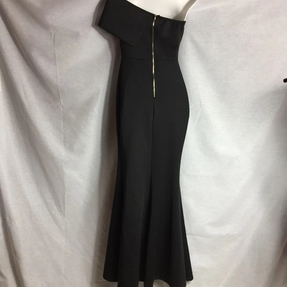 🥂Full Length black Gown S New - Picture 7 of 8